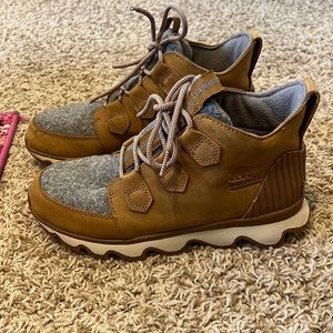 Sorel Brown and Gray Winter Boots